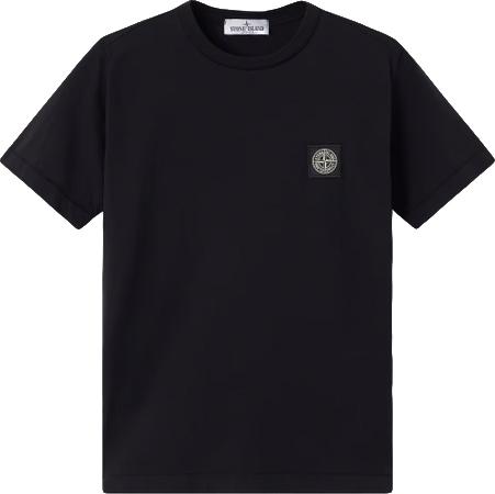 26SS [키즈] 스톤 아일랜드 티셔츠 L1S162100002S0047V0029 BLACK