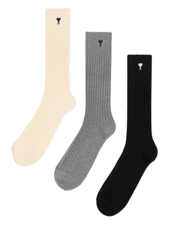 26SS 아미 스몰 하트 로고 삭스 USC611 AK0007A148 Black