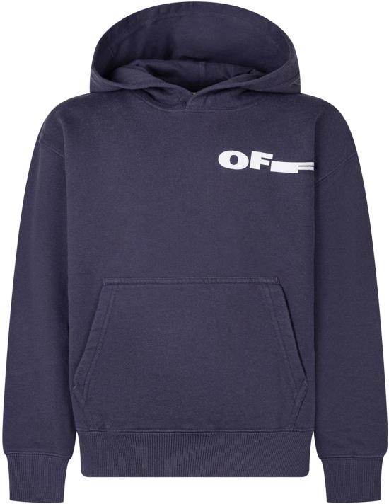 26SS [키즈] 오프화이트 티셔츠 44BBB001S26F006410 NAVY