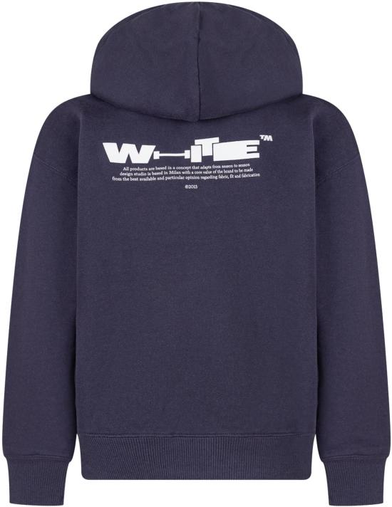 26SS [키즈] 오프화이트 티셔츠 44BBB001S26F006410 NAVY - OFF WHITE