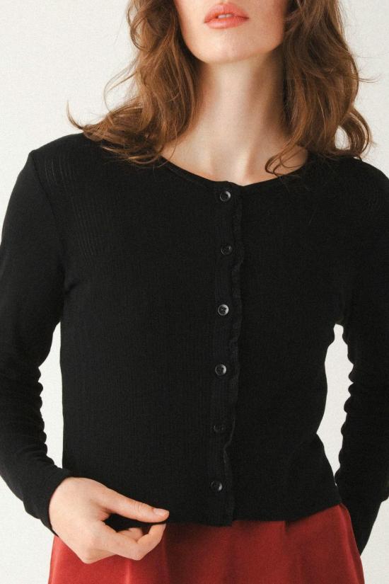  프레리 언더그라운드 가디건 프리티 인 포인트엘 카디건 블랙 - PRAIRIE UNDERGROUND