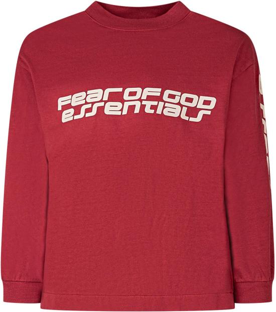 26SS [키즈] 피어오브갓 티셔츠 785HO251441KCRIMSON MAROON