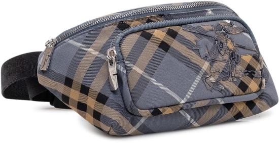 26SS 버버리 스몰 체크 벨트 백 8123459C5076 BLUE - BURBERRY