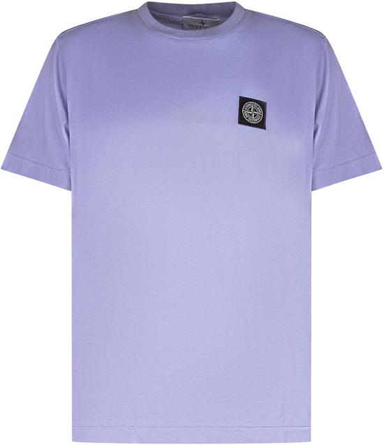 25FW [키즈] 스톤 아일랜드 티셔츠 K2S162100002S0047V008B PURPLE