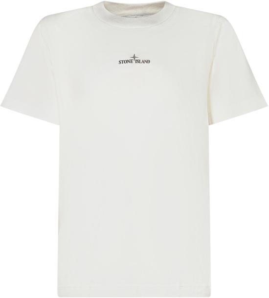 25FW [키즈] 스톤 아일랜드 티셔츠 K2S162100010S0261V0099 WHITE