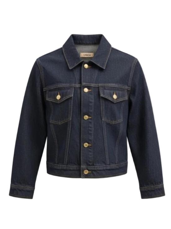  Ossou 데님 자켓 오소우 히치 트러커 재킷 세이블 워시