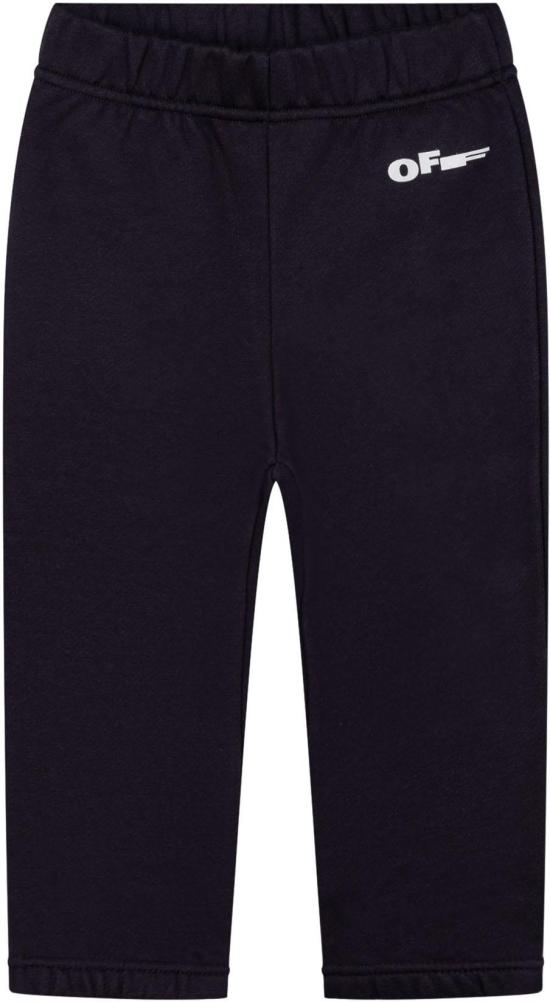 26SS [키즈] 오프화이트 트레이닝/조거 팬츠 44BXD001S26F001410 BLACK