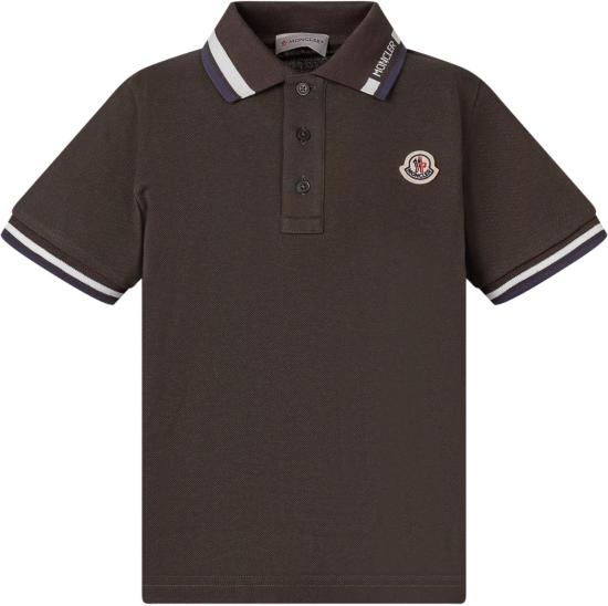 26SS [키즈] 몽클레어 티셔츠 L19548A000128496W830 BROWN