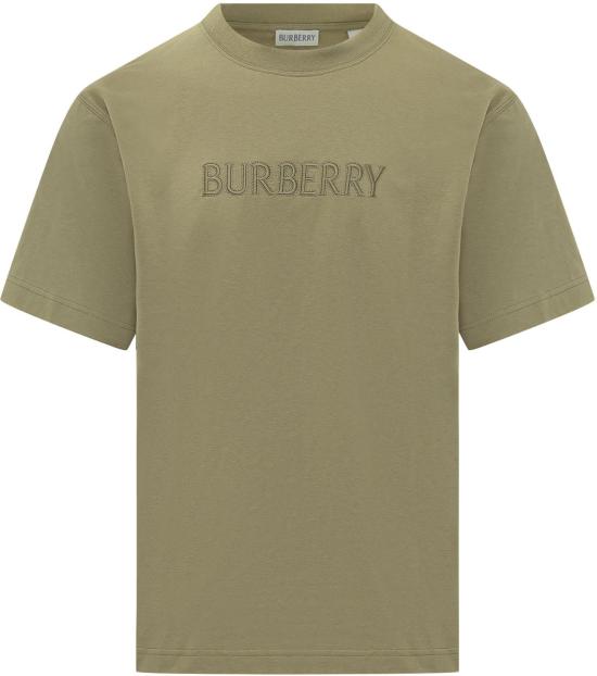 26SS 버버리 로고 코튼 티셔츠 8123423C5120 DONKERGREEN