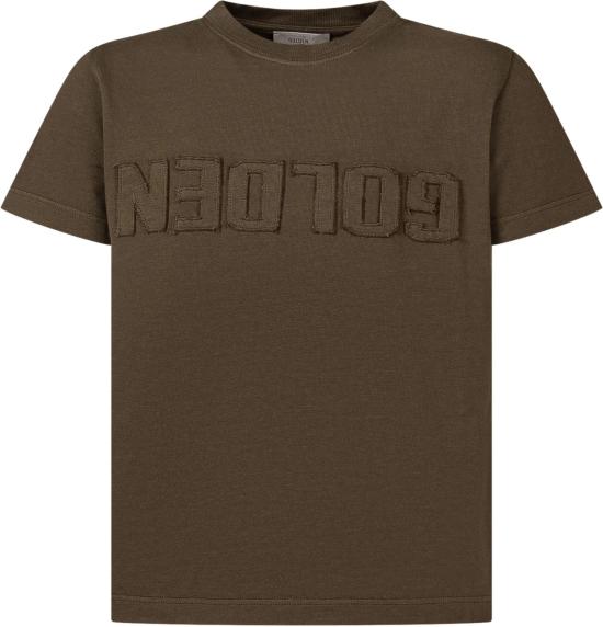 26SS [키즈] 골든구스 티셔츠 GKP02441P00224335479 BROWN