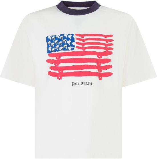 25FW [키즈] 팜앤젤스 티셔츠 PBAA002F25JER0030325 WHITE