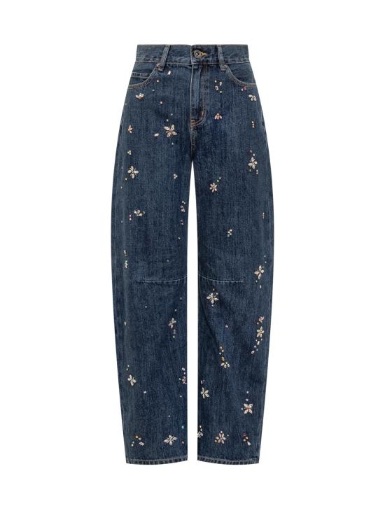 25FW 셀프 포트레이트 데님 팬츠 AW25827PBLBLUE NAVY