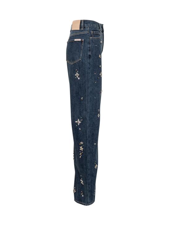25FW 셀프 포트레이트 데님 팬츠 AW25827PBLBLUE NAVY - SELF PORTRAIT