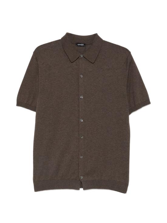 26SS 세네레 반팔 셔츠 0316C0053 000024 Marrone