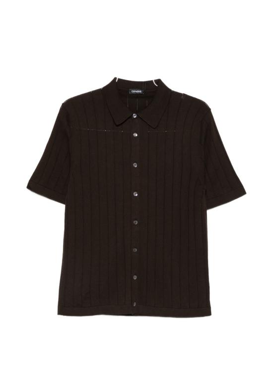 26SS 세네레 반팔 셔츠 0316C2053U 000024 Marrone