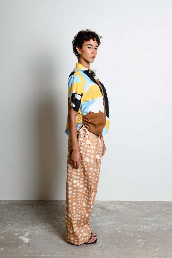  언타이틀드 인 모션 셔츠 무제 In Motion Ties Nisia Top - UNTITLED IN MOTION