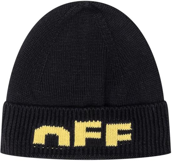 25FW [키즈] 오프화이트 모자 OBLC001F25KNI0021018 BLACK