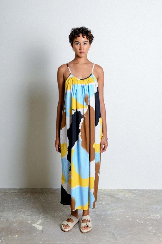  언타이틀드 인 모션 롱 원피스 무제 움직임 오필리아 니시아 드레스 - UNTITLED IN MOTION