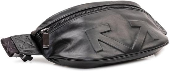 26SS 오프화이트 벨트백 OMNT001S26LEA0011000 BLACK - OFF WHITE