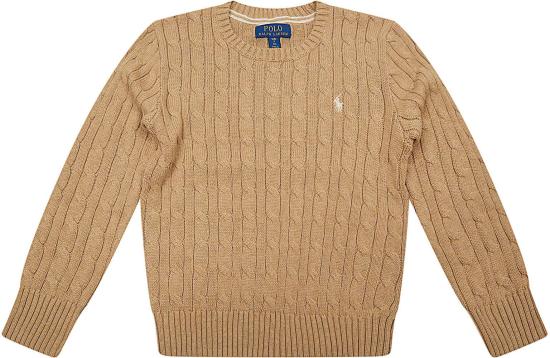 26SS [키즈] 랄프 로렌 캐시미어 니트 323702674515 MAROON