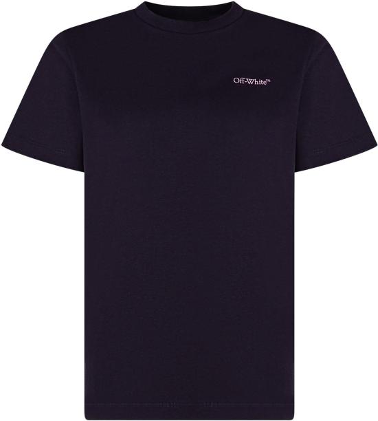 26SS [키즈] 오프화이트 티셔츠 44GAA001S26J005410 BLACK