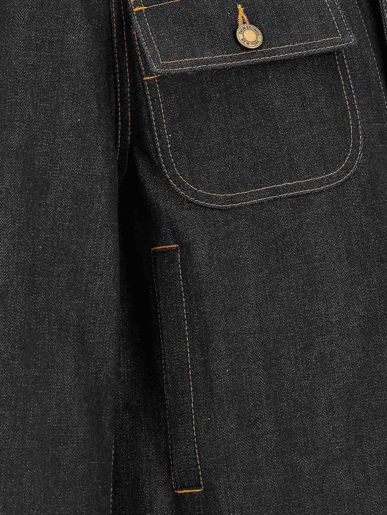 26SS 톰브라운 셀비지 데님 백스트랩 유틸리티 재킷 MJO256SF1101415 Blue - THOM BROWNE