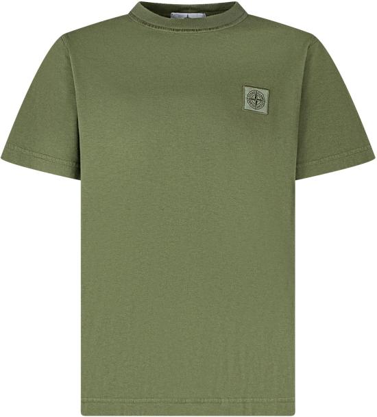 26SS [키즈] 스톤 아일랜드 티셔츠 L1S162100005S0050V0058 DONKERGREEN