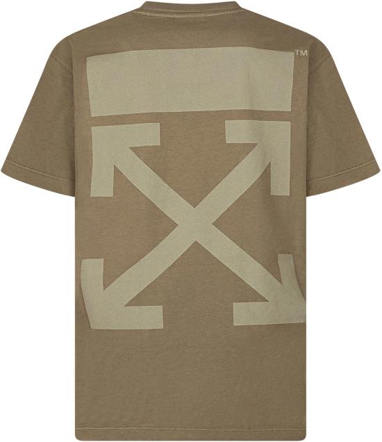 26SS [키즈] 오프화이트 티셔츠 44BAA002S26J00D311 TAUPE - OFF WHITE