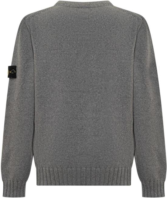  [키즈] 스톤 아일랜드 캐시미어 니트 8116515A2V0M67 GREY - STONE ISLAND