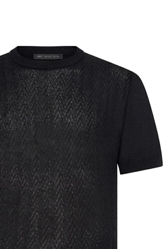 26SS 로우브랜드 스웨터 LM26014 D001 Black - LOW BRAND