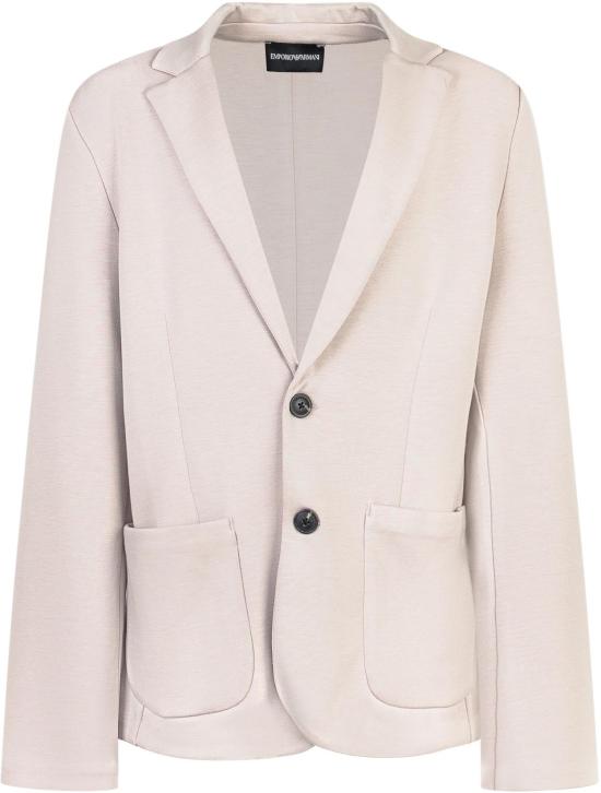 25FW [키즈] 엠포리오 아르마니 자켓 EB000545AF16254U8140 WHITE