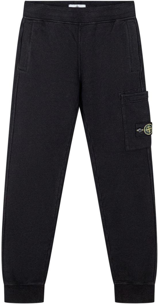 25FW [키즈] 스톤 아일랜드 트레이닝/조거 팬츠 K2S166200001S0A20V0029 BLACK