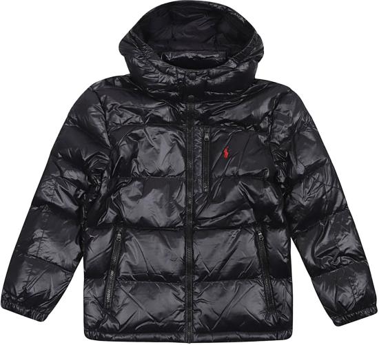  [키즈] 랄프 로렌 패딩 323978459001 BLACK