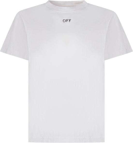 26SS [키즈] 오프화이트 티셔츠 44BAA002S26J006100 WHITE