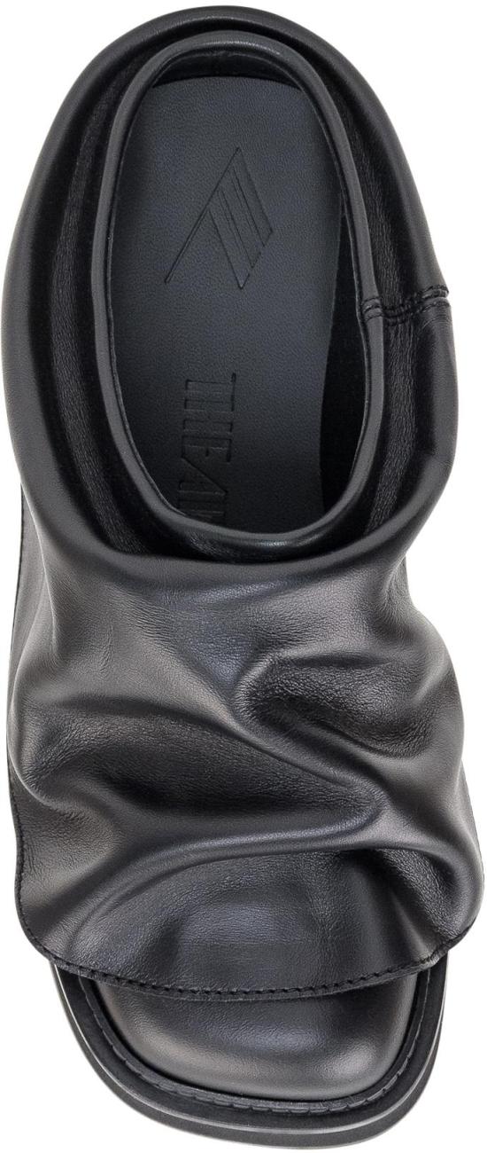 25SS 디 아티코 뮬/슬리퍼 250WSH00855LBT019AA100 BLACK - THE ATTICO