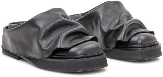 25SS 디 아티코 뮬/슬리퍼 250WSH00855LBT019AA100 BLACK - THE ATTICO