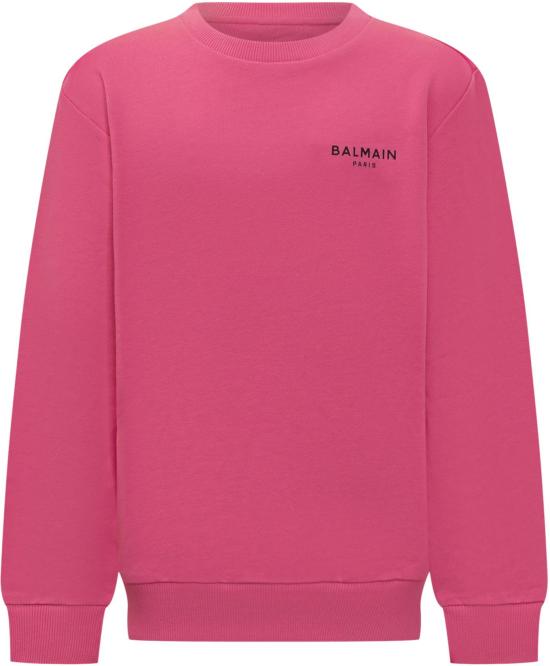 25FW [키즈] 발망 티셔츠 BX4P30Z318351PNE PINK