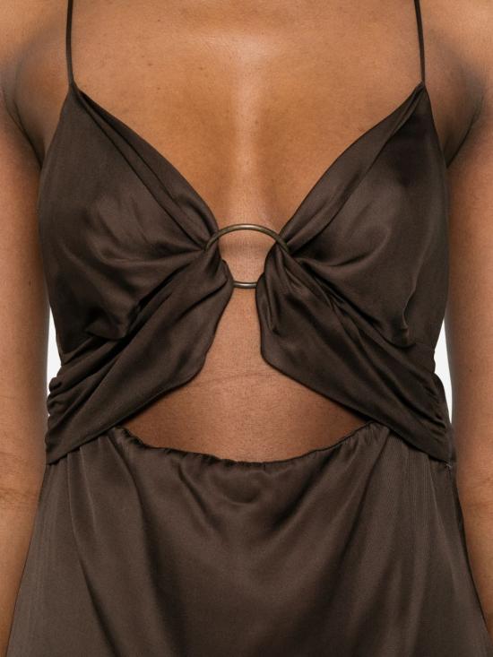 26SS 페니 블랙 미디 원피스 2611221123270 003 Dark Brown - PENNYBLACK