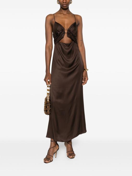 26SS 페니 블랙 미디 원피스 2611221123270 003 Dark Brown - PENNYBLACK