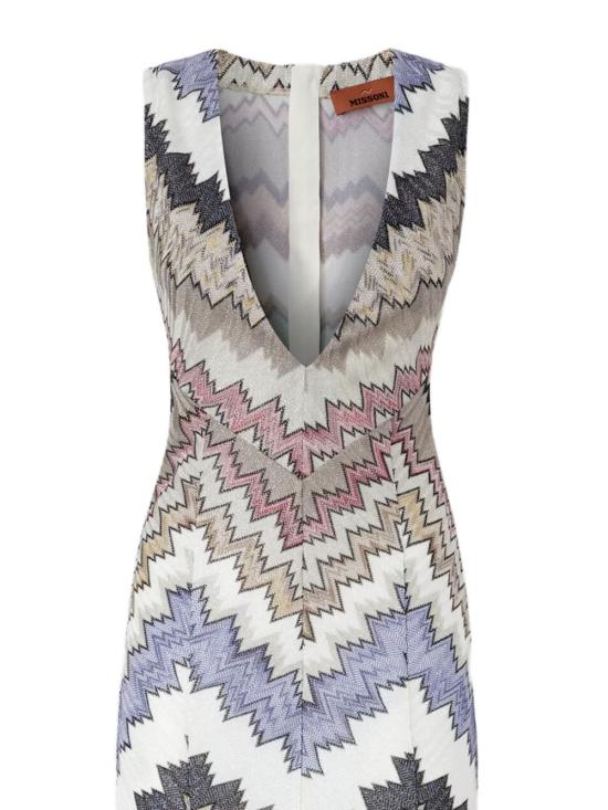 26SS 미소니 롱 원피스 DS26SG1YBR014W SM9Y3 Multicolor - MISSONI