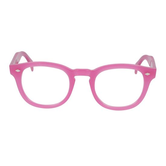  카돌 안경 졸리 칼 49 반투명 핑크 라운드 스퀘어 안경