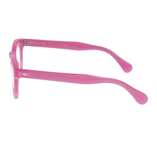  카돌 안경 졸리 칼 49 반투명 핑크 라운드 스퀘어 안경 - KADOR