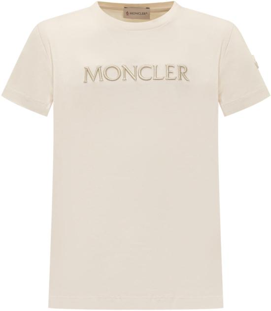 25FW [키즈] 몽클레어 티셔츠 K29548C0001689AT9050 WHITE