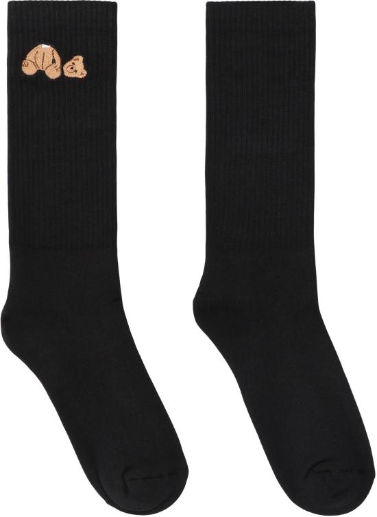 25FW 팜앤젤스 양말 PMRA001C99FAB001 BLACK - PALM ANGELS