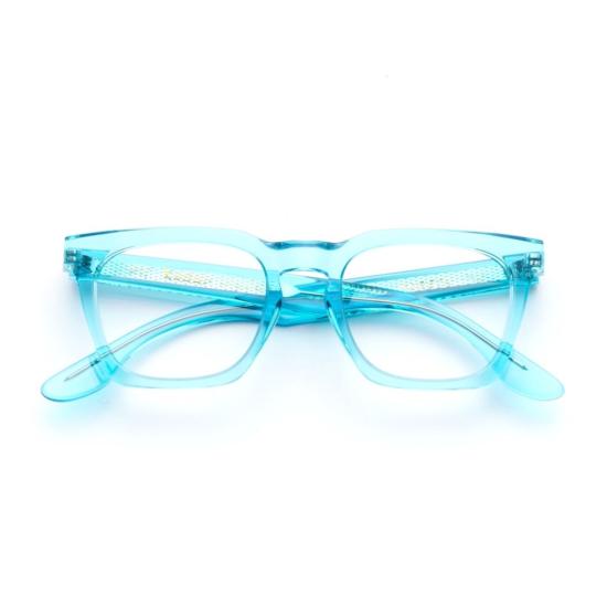  카돌 안경 카레타 반투명 연한 파란색 사각 프레임