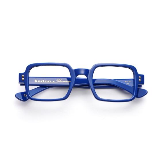  카돌 안경 콜레트 글래머 볼드 직사각형 블루  (골드 액센트 포함)