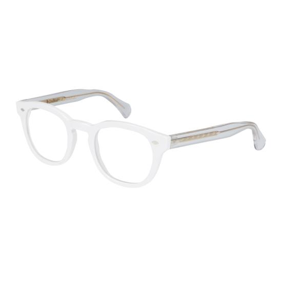  카돌 안경 졸리 칼 49 반투명 화이트 라운드 스퀘어 안경 - KADOR