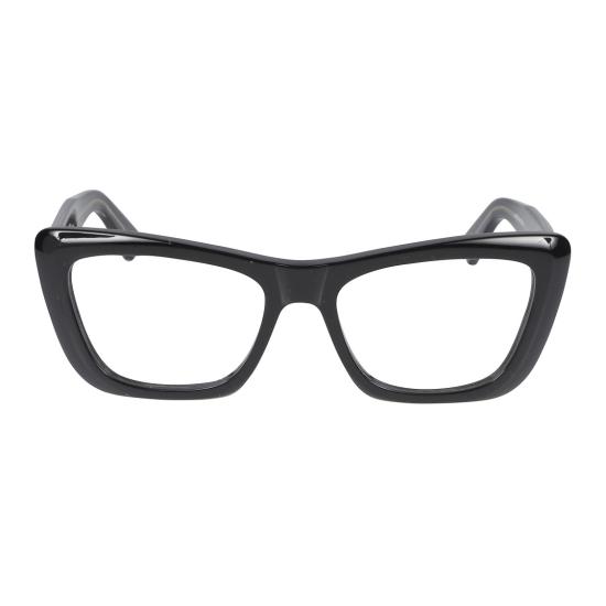  카돌 안경 Lolita/K-V 오버사이즈 스퀘어 프레임 안경 (유광 블랙 마감)