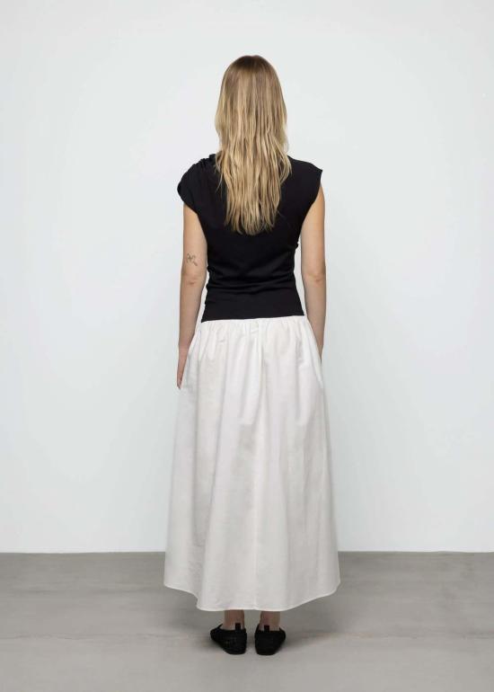  esthe 롱 원피스 에스테 투톤 드레이프 맥시 드레스 - OTHER BRANDS