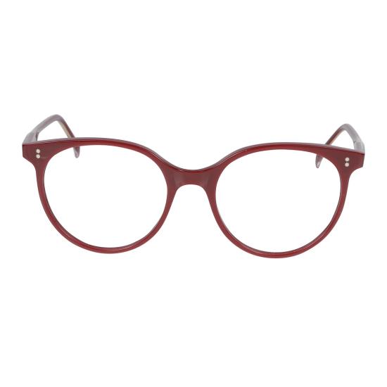  카돌 안경 Cynda/N-52 광택 있는 둥근 프레임 안경 (장식 포인트 포함)